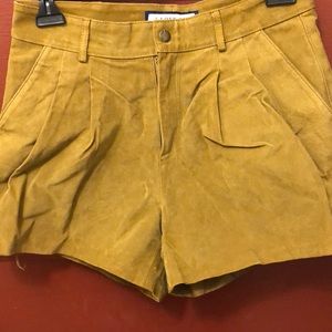 Faux Suede Shorts